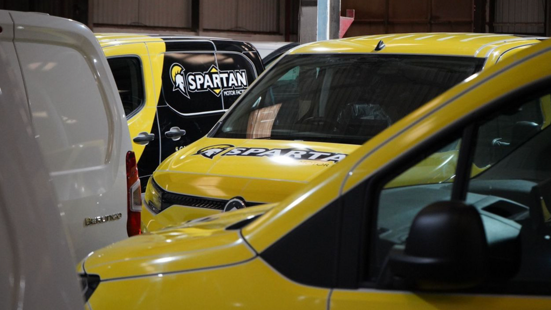 110 LGV vans fitted with modular kits for Spartan Motor Factors