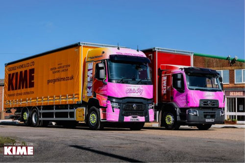 HGV branding kits for a fleet of KIME trucks