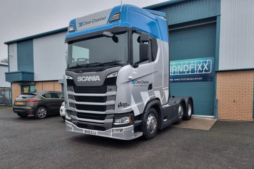 HGV cab branding wrap