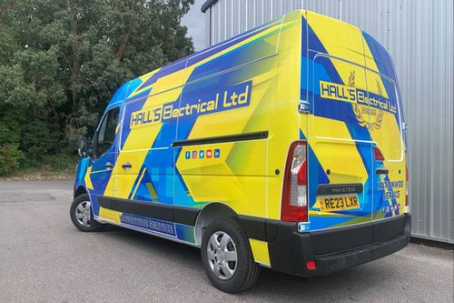 halls electrical van graphics kits