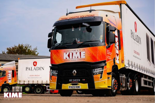 KIME HGV fleet vehicle graphics