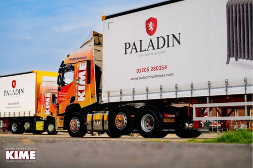 Lorry branding for paladin trucks